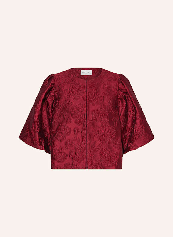 MALINA Jacquard-Bluse CLEO DUNKELROT