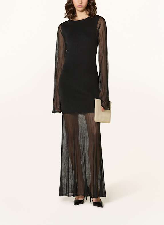 MALINA Strickkleid HAISLEY mit Glitzergarn SCHWARZ