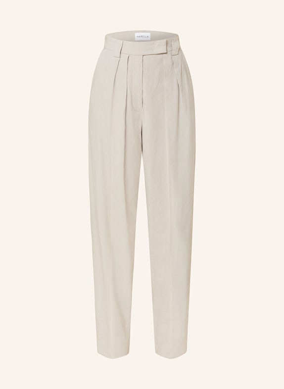 MARELLA Marlenehose mit Leinen CREME