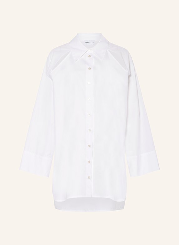 MARELLA Oversized-Hemdbluse mit Cut-outs WEISS