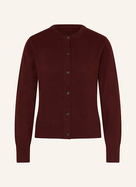 lilienfels Strickjacke aus Cashmere DUNKELROT