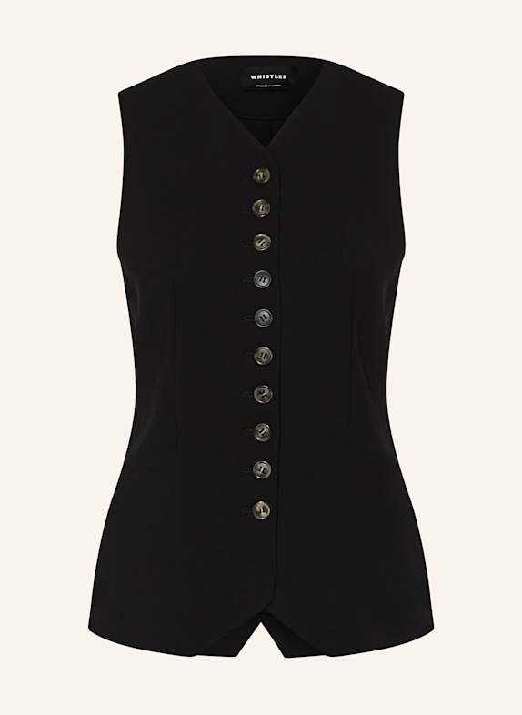 WHISTLES Blazerweste CORA SCHWARZ