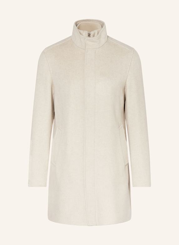 REISS Mantel ALCANTAR mit herausnehmbarer Blende CREME