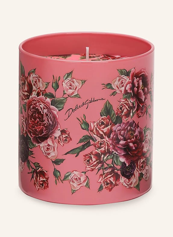 DOLCE & GABBANA CASA Duftkerze ROSA MUSCHIATA WEISS/ PINK