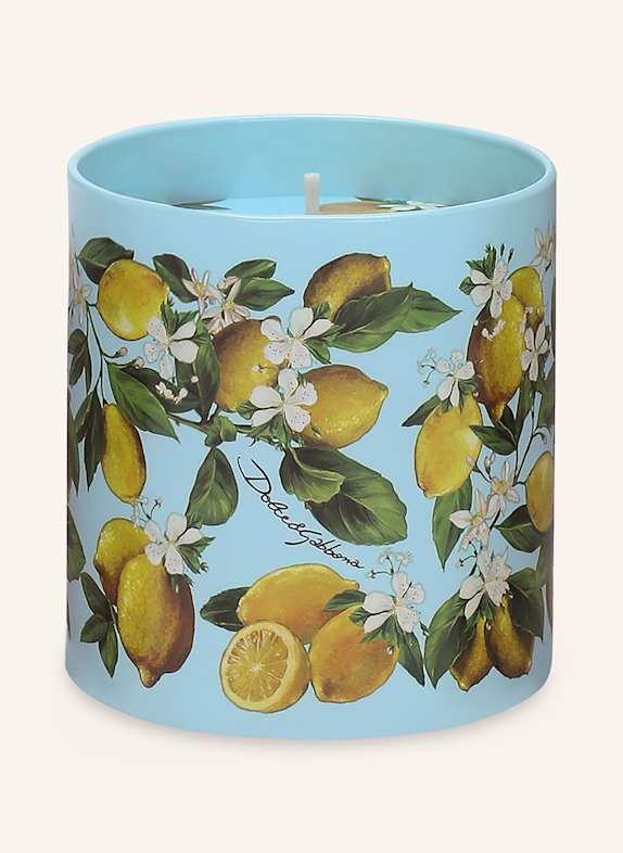 DOLCE & GABBANA CASA Duftkerze LIMONI HELLBLAU/ GELB/ GRÜN