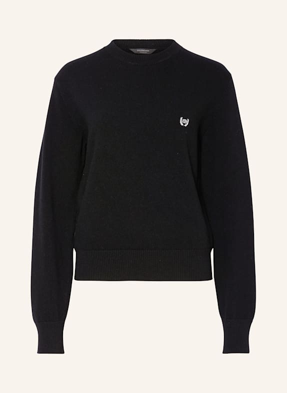 BALENCIAGA Pullover SCHWARZ/ HELLBRAUN