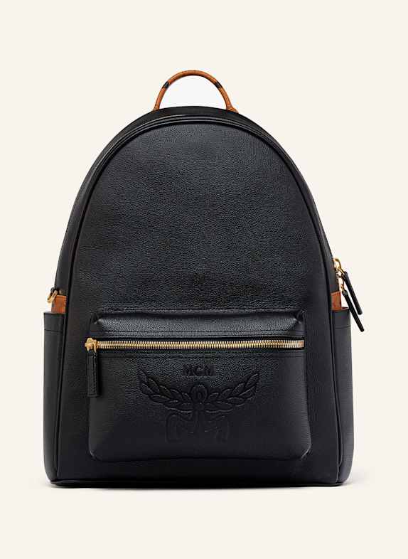MCM Backpack STARK BLACK/ COGNAC