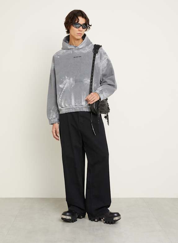BALENCIAGA sweat à capuche NOIR