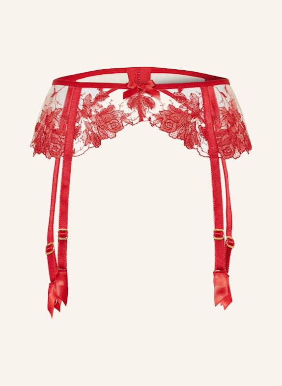 Agent Provocateur Strumpfhalter ELVIE ROT/ BEIGE