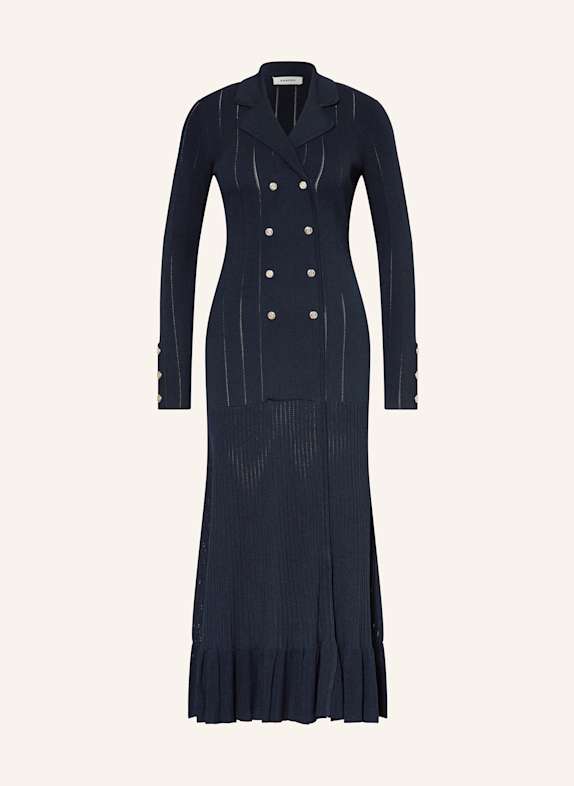 SANDRO Strickkleid DUNKELBLAU