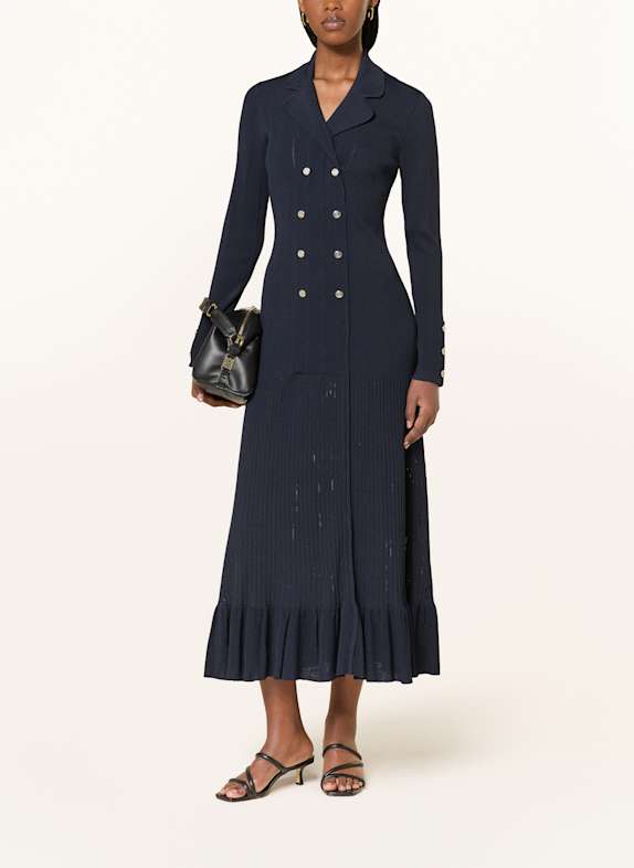 SANDRO Strickkleid DUNKELBLAU