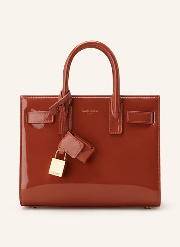 SAINT LAURENT Torebka SAC DE JOUR BRUDNY RÓŻ