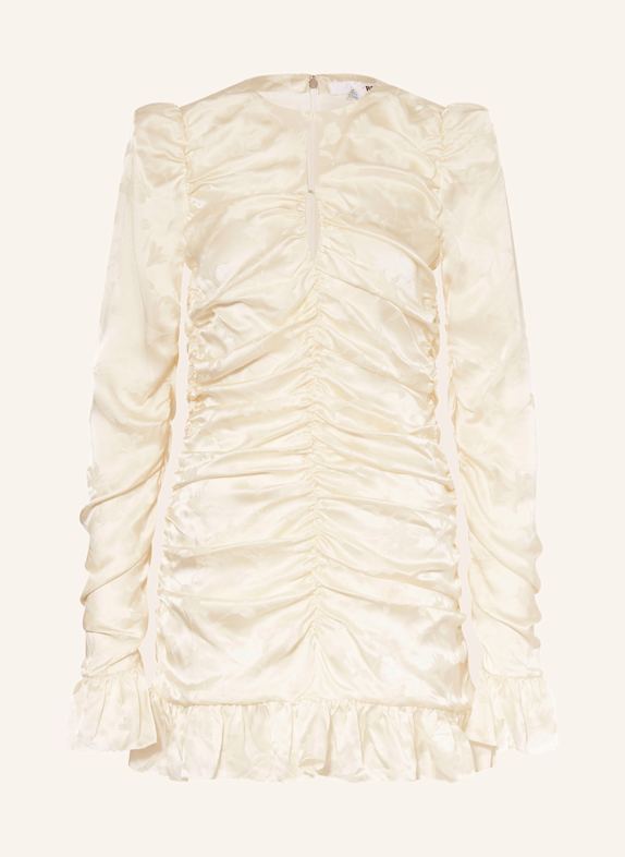 ROTATE Cocktailkleid mit Jacquard CREME
