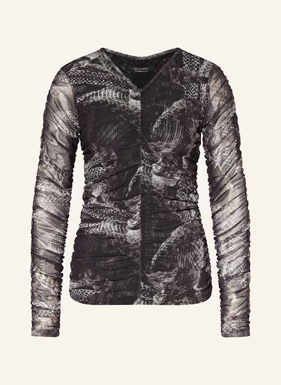 ALLSAINTS Longsleeve KEIKO SCHWARZ/ DUNKELGRAU