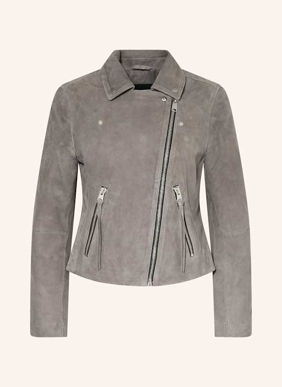 ALLSAINTS Lederjacke DALBY DUNKELGRAU