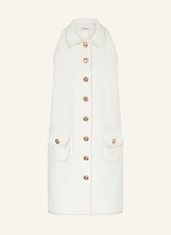 SANDRO Hemdblusenkleid ECRU