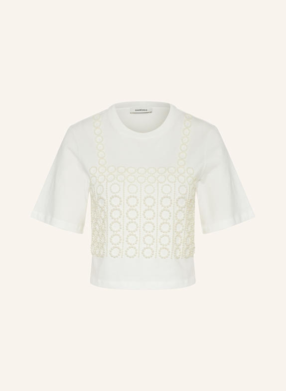 SANDRO Cropped-Shirt WEISS