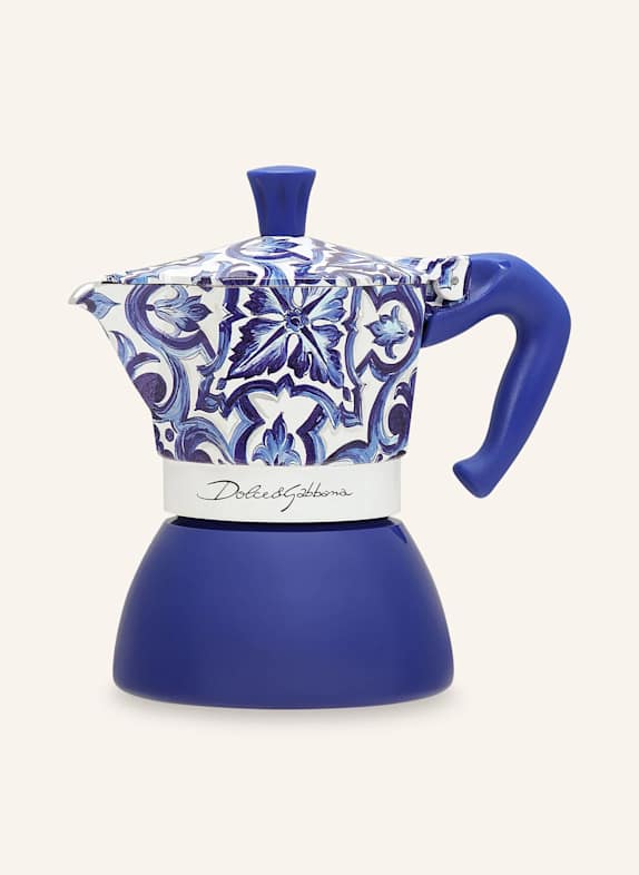 DOLCE & GABBANA CASA Espressokocher DUNKELBLAU/ SILBER
