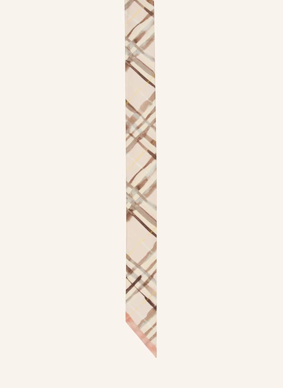 BURBERRY Seidentuch ROSÉ/ BEIGE