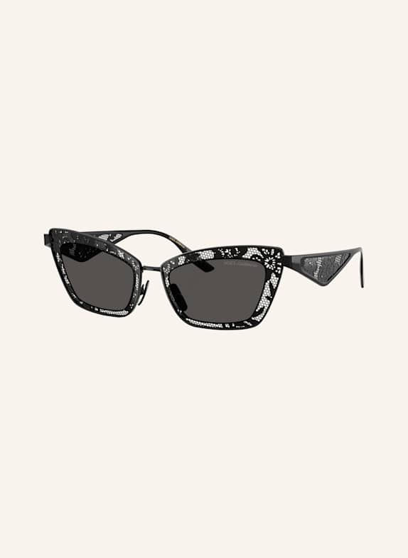 DOLCE & GABBANA Sluneční brýle DG2311 01/87 - ČERNÁ/ TMAVĚ ŠEDÁ