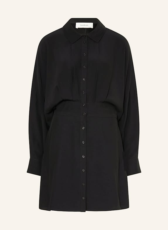 ba&sh Hemdblusenkleid SAYANA SCHWARZ