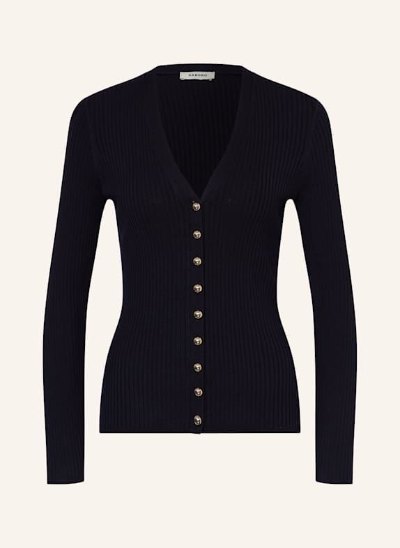 SANDRO Strickjacke DUNKELBLAU