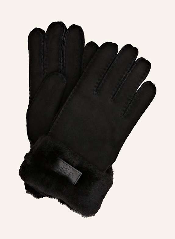 UGG Lederhandschuhe SCHWARZ