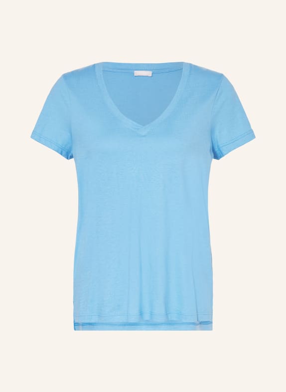 HANRO Lounge shirt SLEEP & LOUNGE LIGHT BLUE