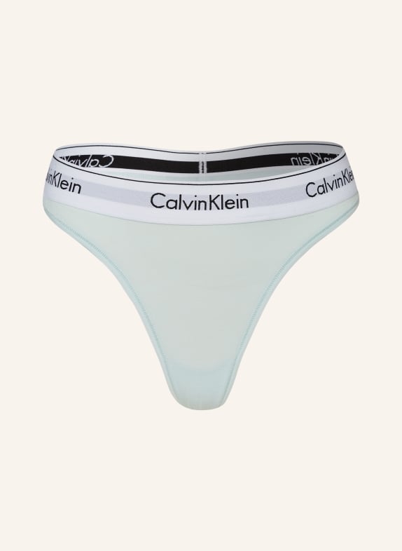 Calvin Klein String MODERN COTTON MINT/ WEISS