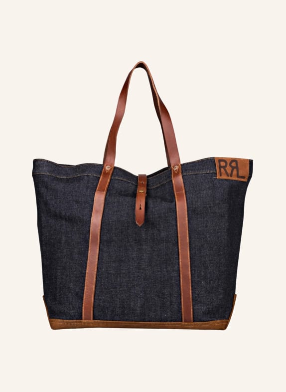 RRL Travel bag HOWARD BLUE/ BROWN