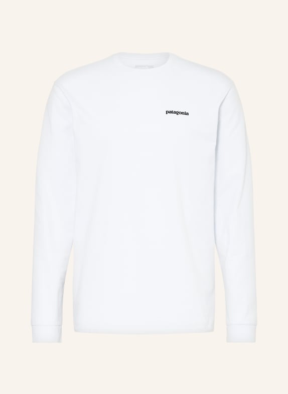 patagonia Long sleeve shirt P-6 WHITE
