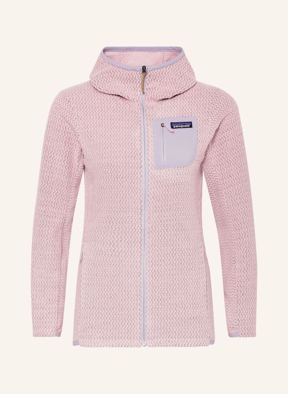 patagonia Fleece jacket R1® AIR PINK/ LIGHT PURPLE