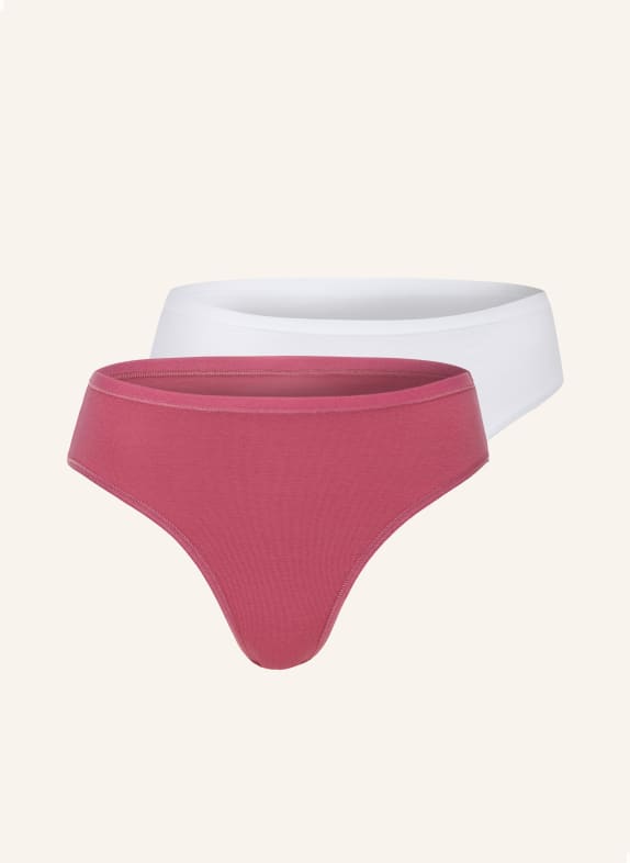 CALIDA 2 pack of briefs BENEFIT WOMEN WHITE/ LIGHT RED