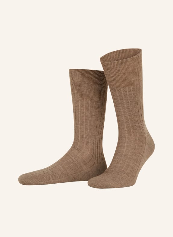FALKE Socks NO. 2 made of cashmere 5416 PEBBLE MELANGE