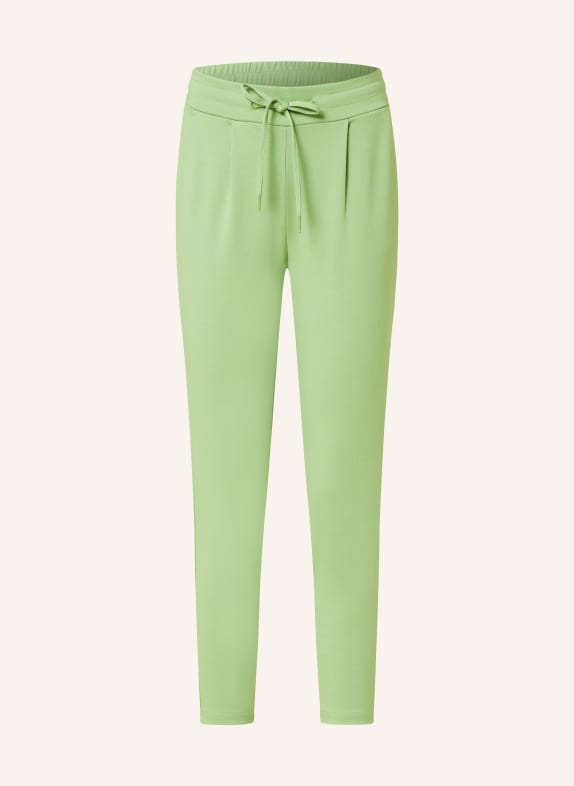 ICHI Pants IHKATE in jogger style LIGHT GREEN