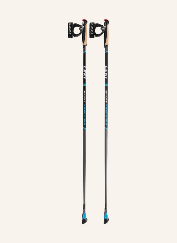 LEKI Nordic walking poles SMART RESPONSE BLACK/ BROWN