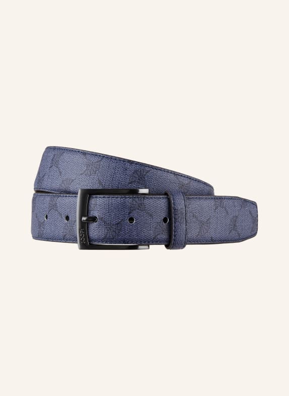 JOOP! Leather belt DARK BLUE