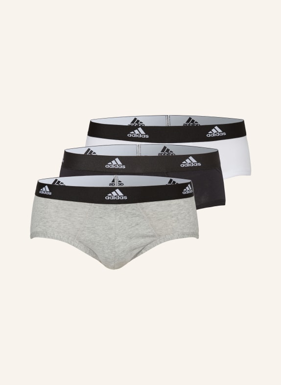 adidas Men's Stretch Cotton Brief Underwear (3-Pack)