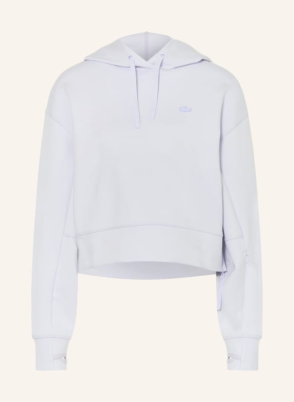 LACOSTE Cropped-Hoodie HELLLILA