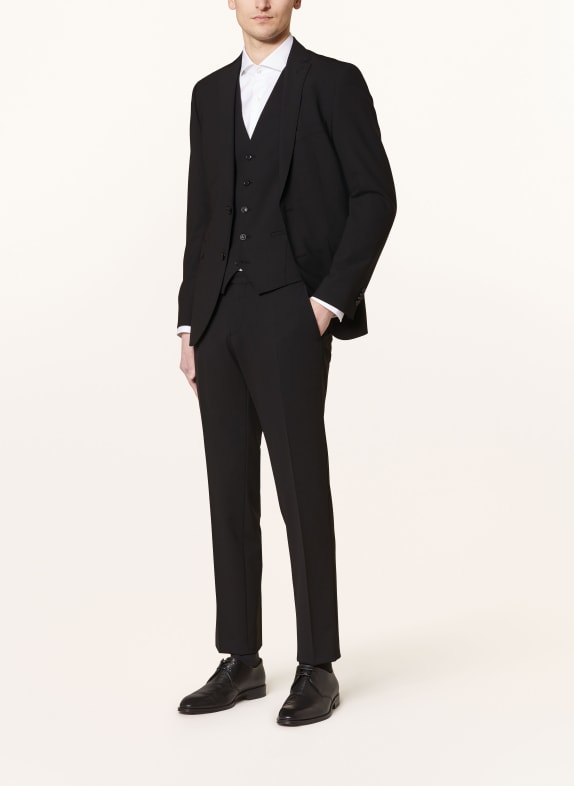 CG - CLUB of GENTS Overbroek CEDRIC Slim Fit 90 SCHWARZ