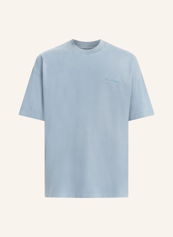 ALLSAINTS T-Shirt UNDERGROUND HELLBLAU