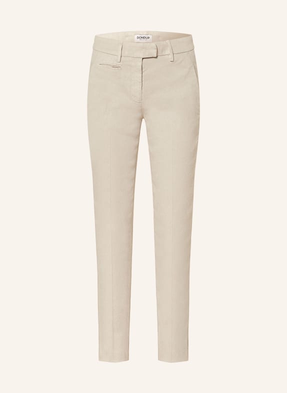 Dondup Trousers PERFECT-SLIM LIGHT BROWN
