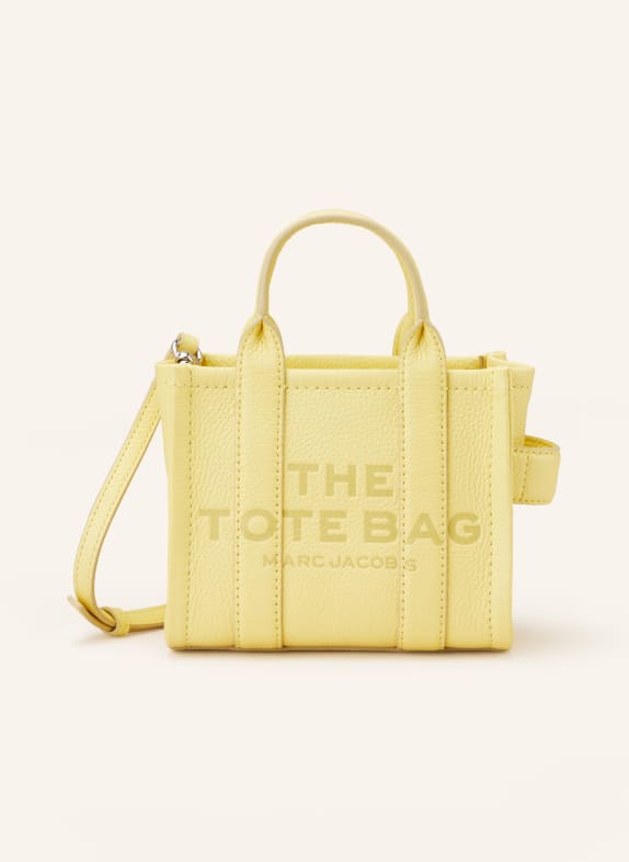MARC JACOBS Shopper THE MINI TOTE BAG LEATHER YELLOW