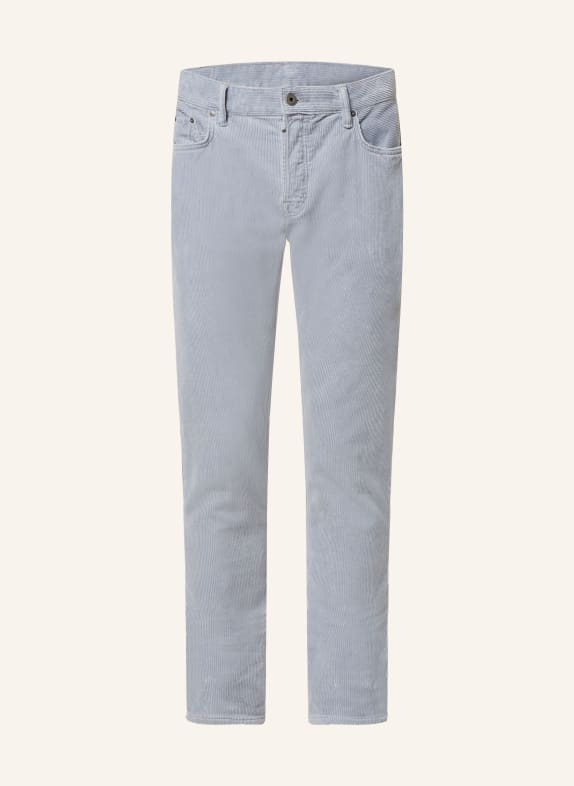 ALLSAINTS Corduroy trousers REX slim fit BLUE GRAY