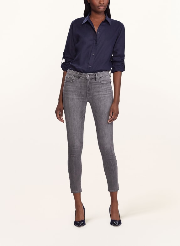 LAUREN RALPH LAUREN Linnen overhemdblouse DONKERBLAUW