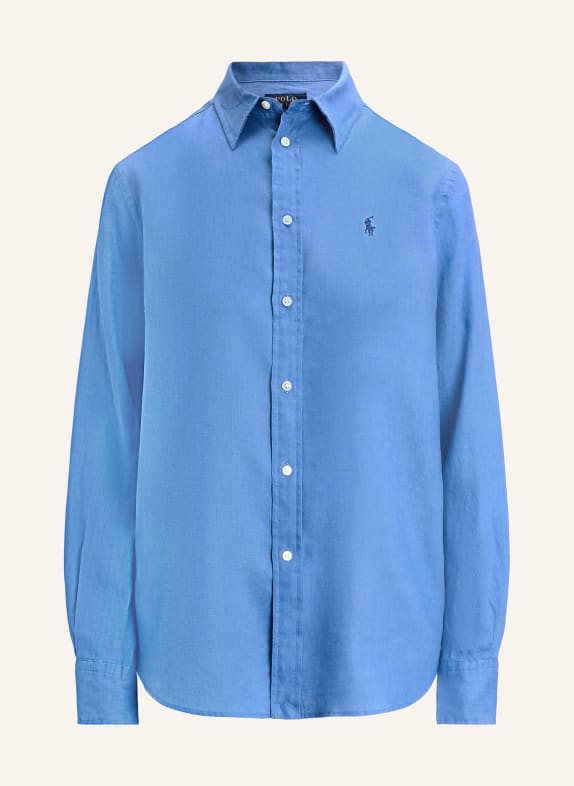 POLO RALPH LAUREN Shirt blouse made of linen BLUE