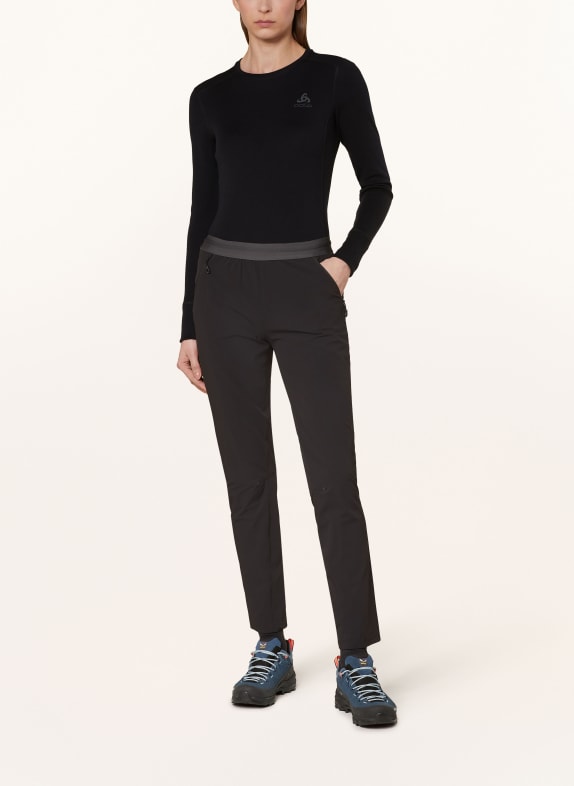 odlo T-shirt fonctionnel NATURAL MERINO 260 en laine mérinos NOIR
