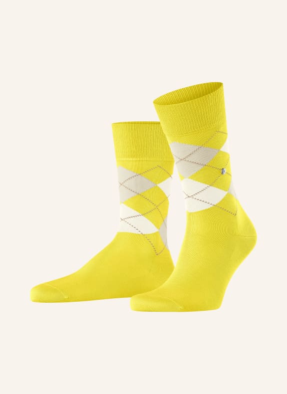Burlington Ponožky MANCHESTER 1390 yellow-green