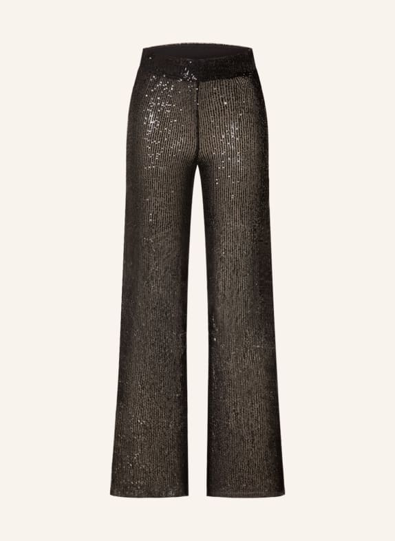 ONLY Trousers with sequins BLACK