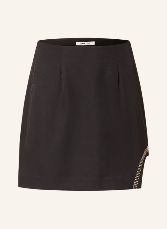 ONLY Skirt with decorative gems BLACK